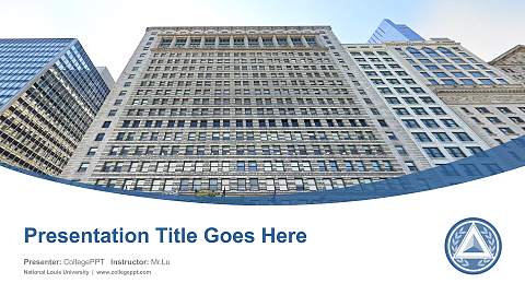 National Louis University Course/Courseware Creation PPT Template