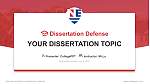 New England College Graduation Thesis Defense PPT Template