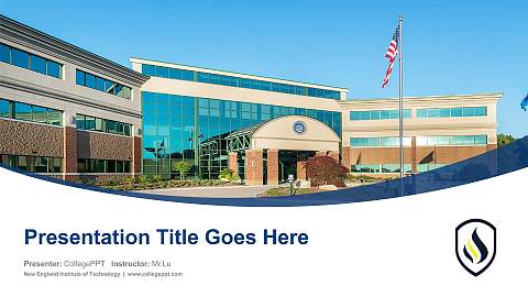 New England Institute of Technology Course/Courseware Creation PPT Template