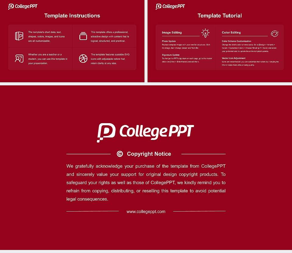 Mitchell Hamline School of Law Course/Courseware Creation PPT Template16:9 ratio PPT effect preview image5