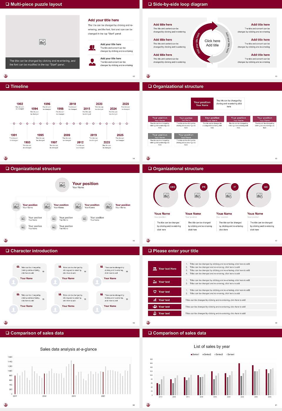 Morehouse College General Purpose PPT Template16:9 ratio PPT effect preview image3
