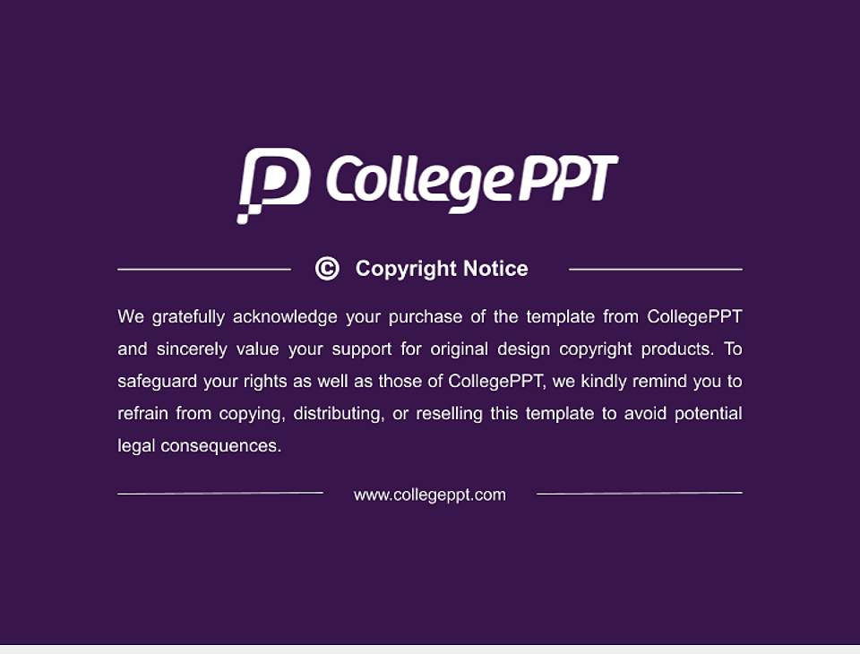 Mitchell College General Purpose PPT Template4:3 ratio PPT effect preview image6