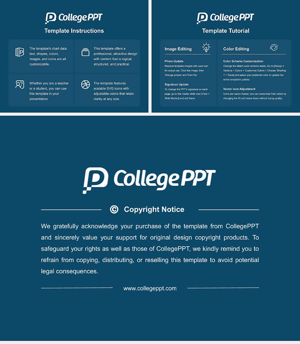 Nazarene Bible College Course/Courseware Creation PPT Template4:3 ratio PPT effect preview image5