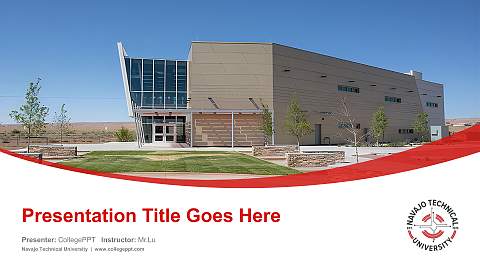 Navajo Technical University Course/Courseware Creation PPT Template