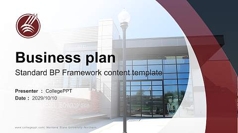 Montana State University-Northern Competition/Entrepreneurship Contest PPT Template