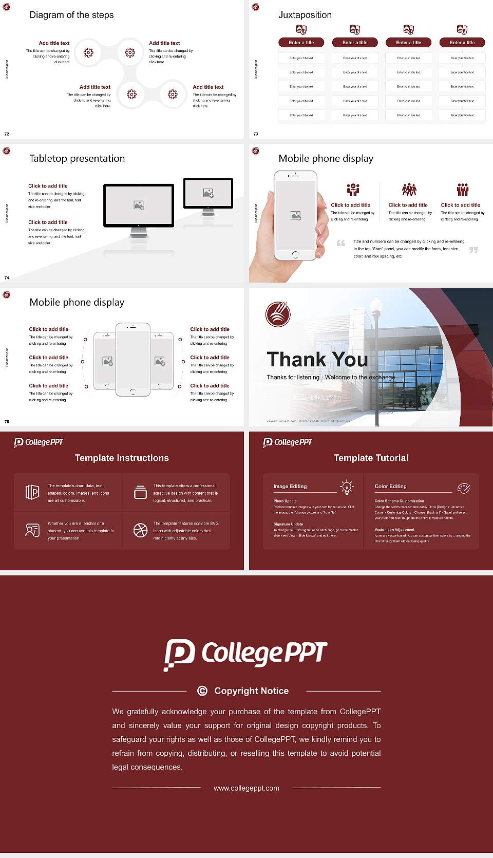 Montana State University-Northern Competition/Entrepreneurship Contest PPT Template16:9 ratio PPT effect preview image9