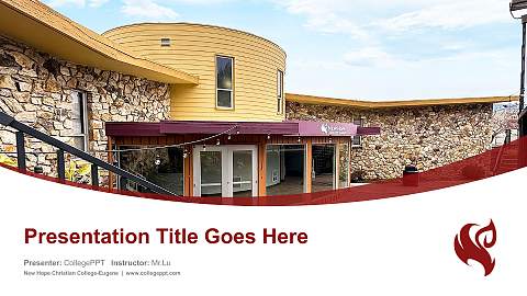 New Hope Christian College-Eugene Course/Courseware Creation PPT Template