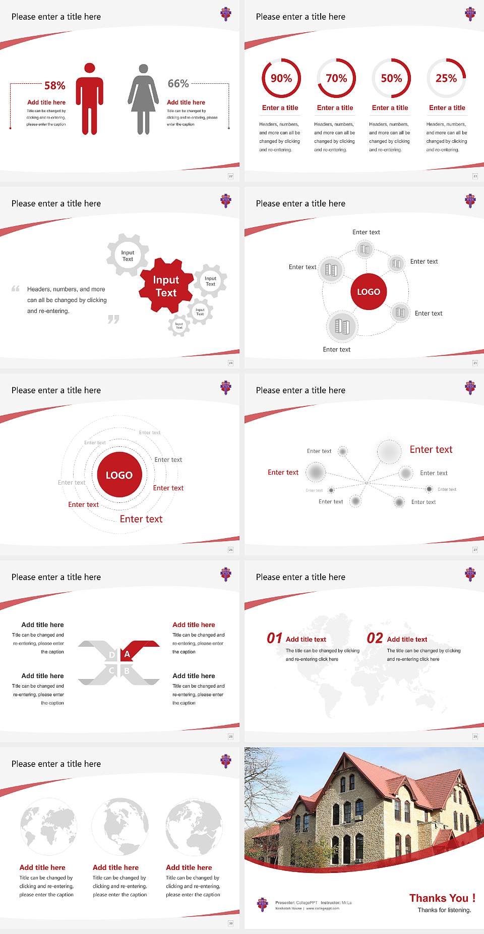 Nashotah House Course/Courseware Creation PPT Template4:3 ratio PPT effect preview image4