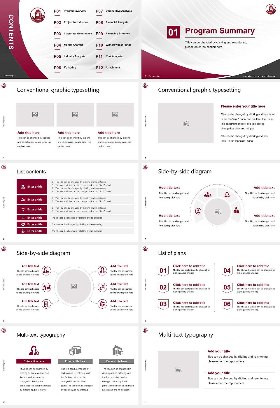 Morehouse College Competition/Entrepreneurship Contest PPT Template16:9 ratio PPT effect preview image2