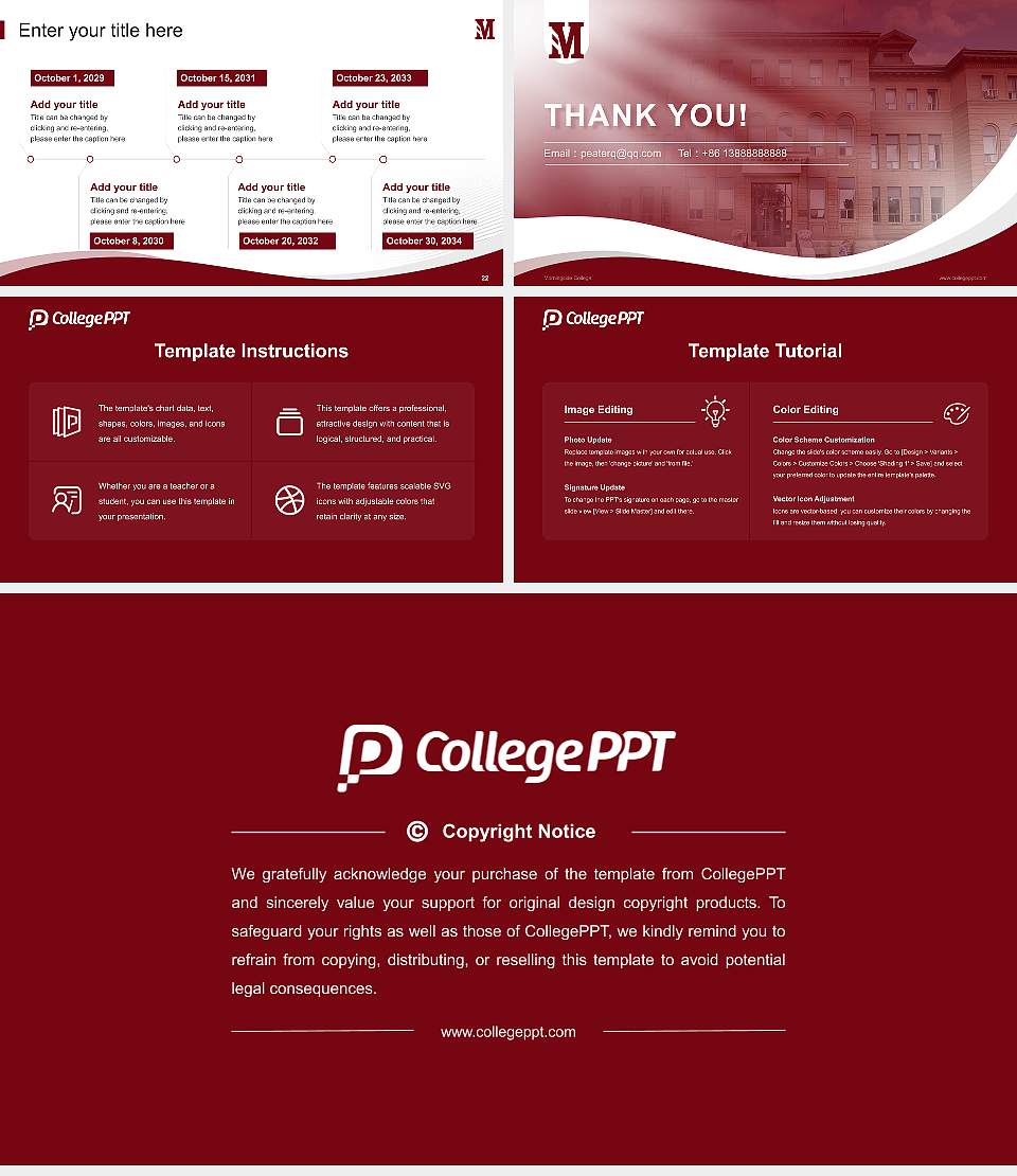 Morningside College Lecture Sharing and Networking Event PPT Template16:9 ratio PPT effect preview image4