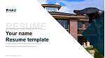 National American University-Ellsworth Afb Extension Resume PPT Template