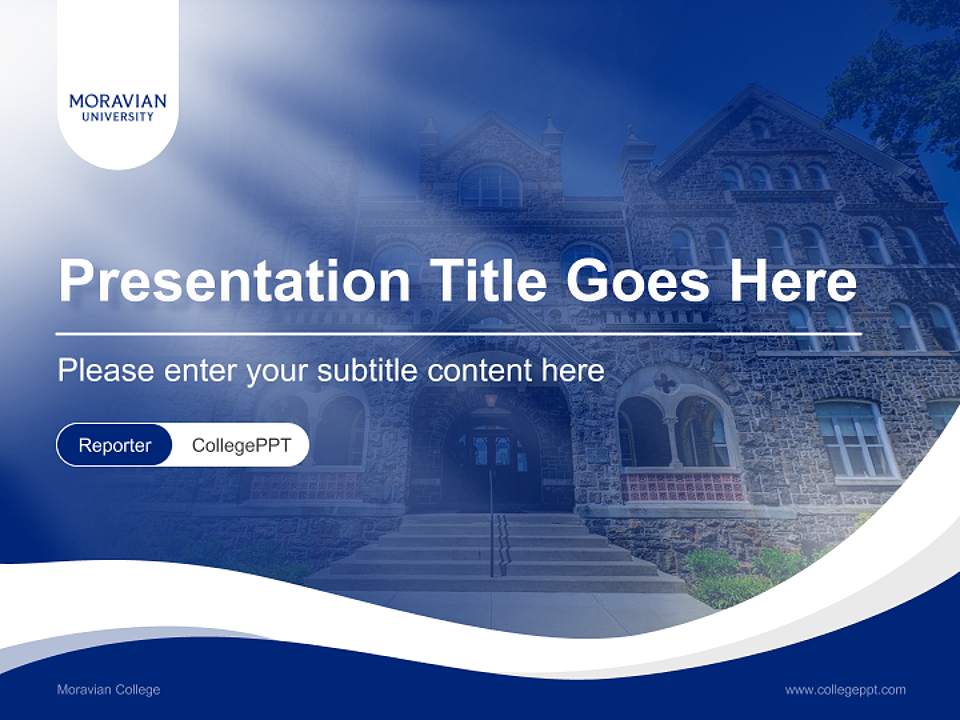 Moravian College Lecture Sharing and Networking Event PPT Template4:3 ratio PPT effect preview image4