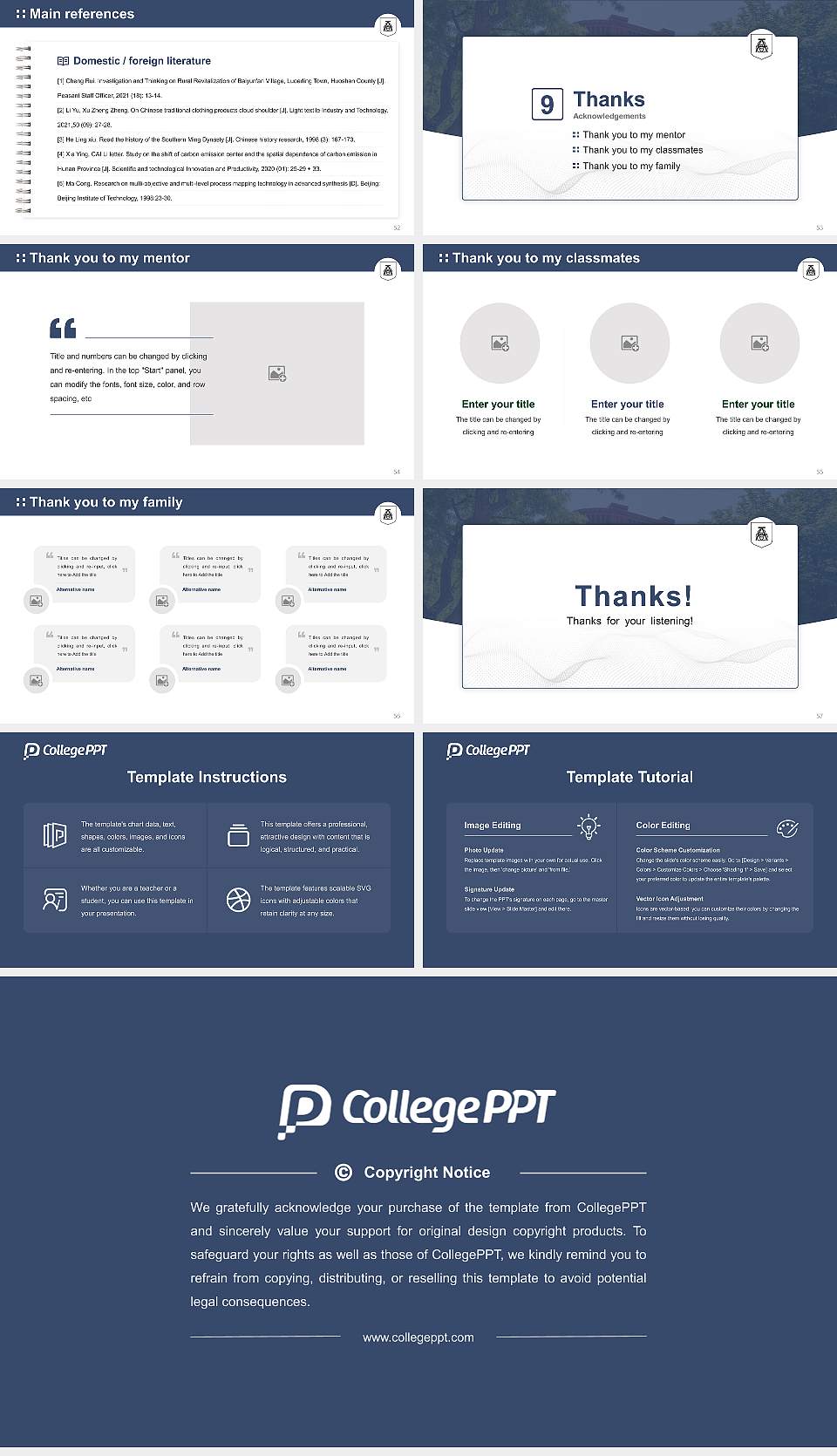 New Saint Andrews College Graduation Thesis Defense PPT Template16:9 ratio PPT effect preview image7
