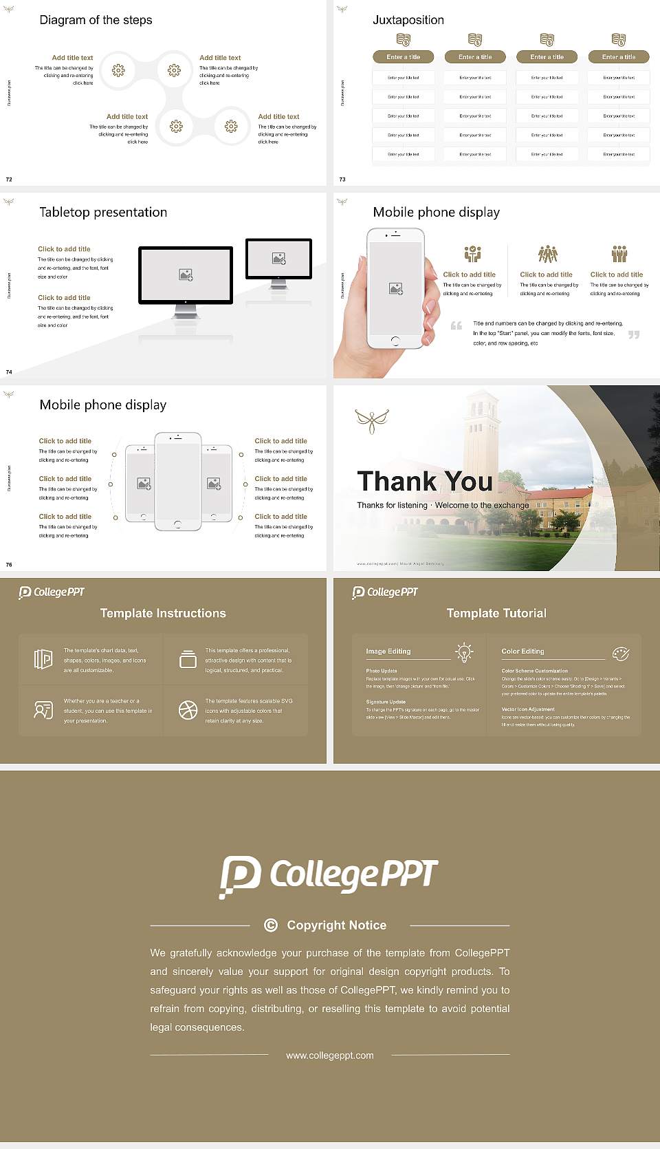 Mount Angel Seminary Competition/Entrepreneurship Contest PPT Template16:9 ratio PPT effect preview image9