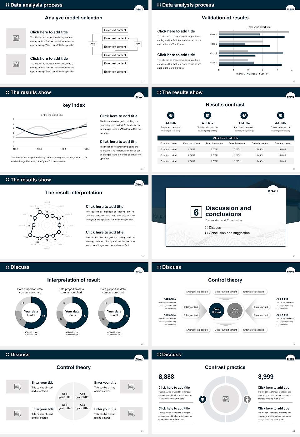 National American University-Colorado Springs South Graduation Thesis Defense PPT Template16:9 ratio PPT effect preview image5