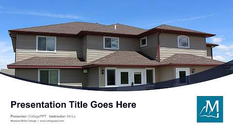 Montana Bible College Course/Courseware Creation PPT Template