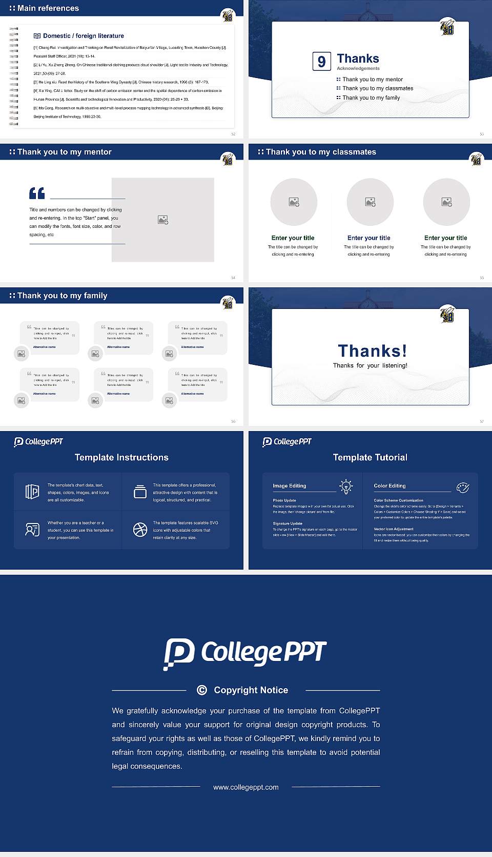 Montana State University Billings Graduation Thesis Defense PPT Template16:9 ratio PPT effect preview image7