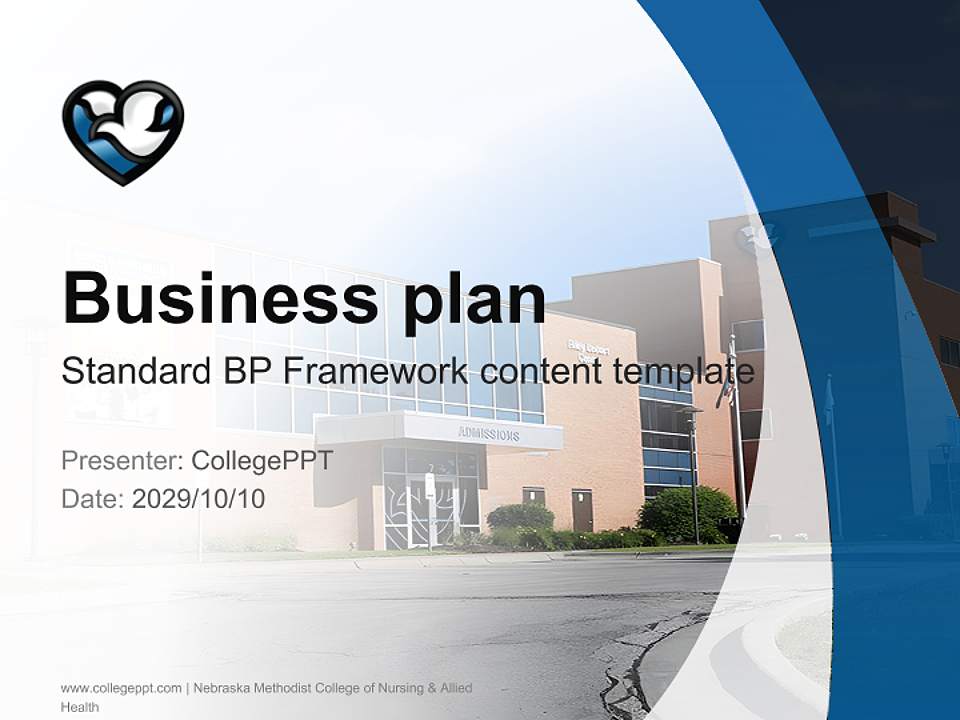 Nebraska Methodist College of Nursing & Allied Health Competition/Entrepreneurship Contest PPT Template4:3 ratio PPT effect preview image9