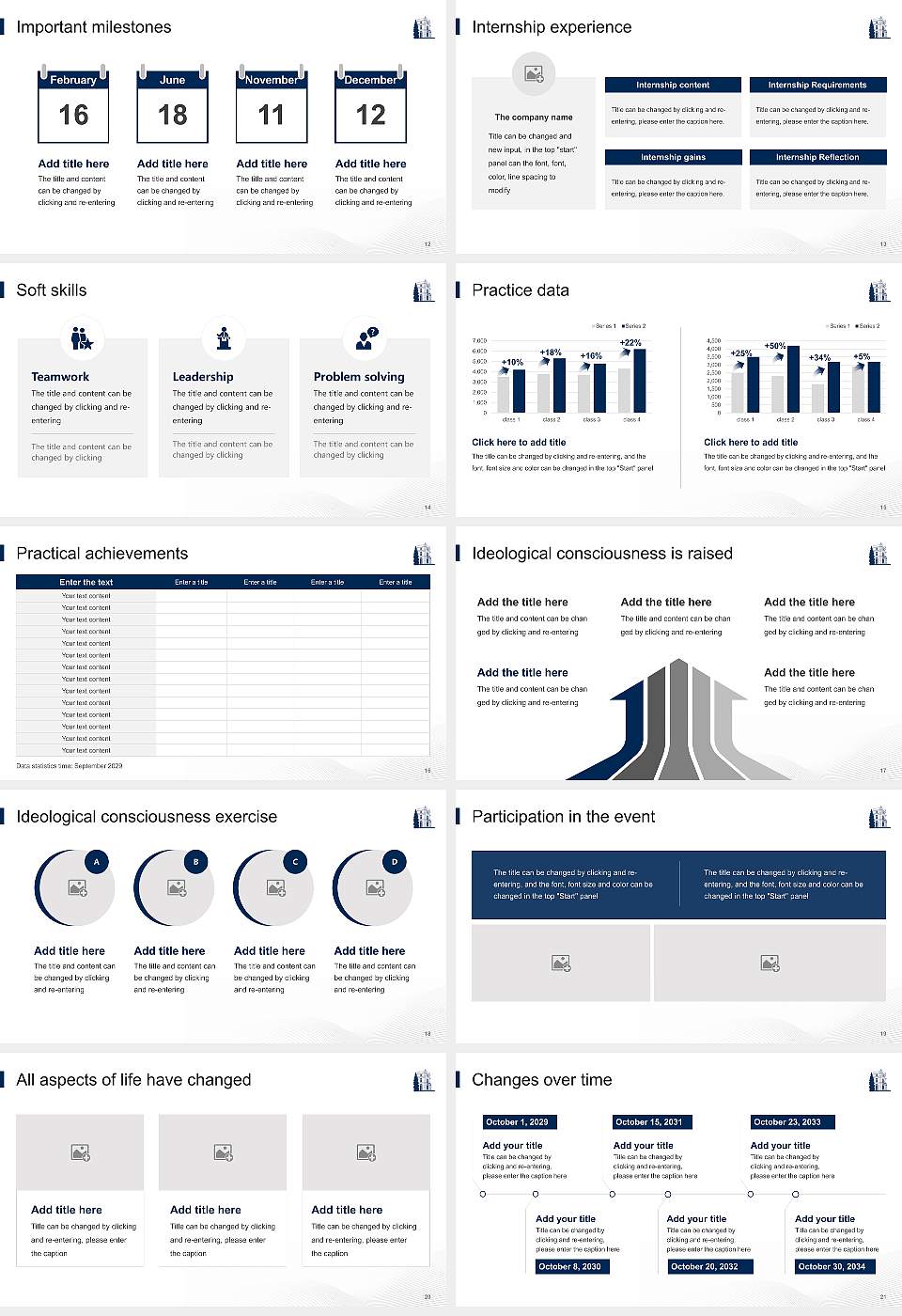 Monmouth University National Scholarship Defense PPT Template16:9 ratio PPT effect preview image3
