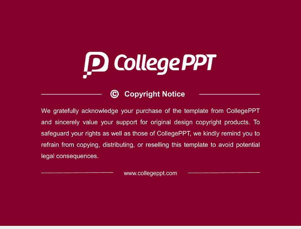Morehouse College Thesis Proposal/Graduation Defense PPT Template4:3 ratio PPT effect preview image5
