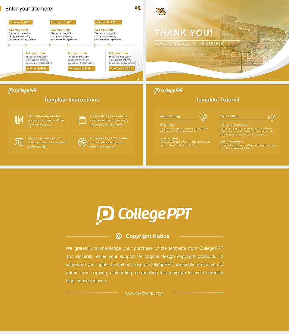 Nevada State College Lecture Sharing and Networking Event PPT Template16:9 ratio PPT effect preview image4