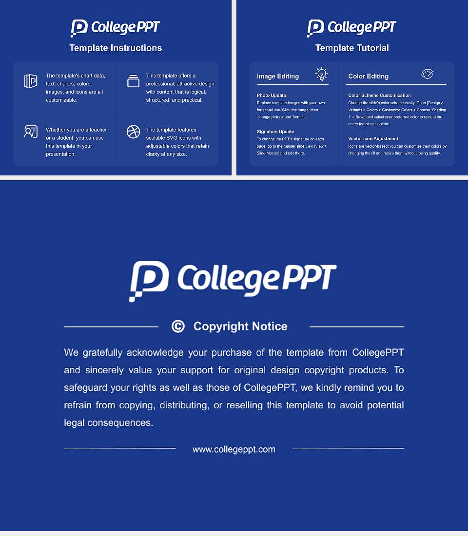 Monroe College Course/Courseware Creation PPT Template4:3 ratio PPT effect preview image5