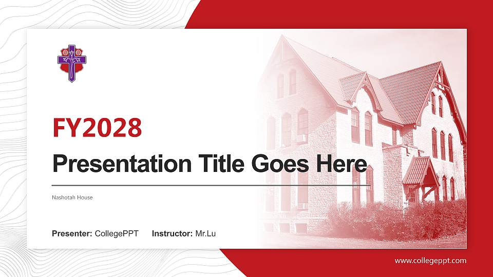 Nashotah House Academic Presentation/Research Findings Report PPT Template16:9 ratio PPT effect preview image