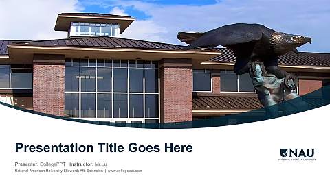 National American University-Ellsworth Afb Extension Course/Courseware Creation PPT Template