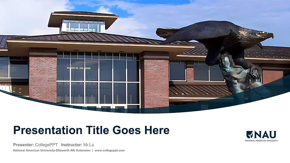 National American University-Ellsworth Afb Extension Course/Courseware Creation PPT Template16:9 ratio PPT effect preview image