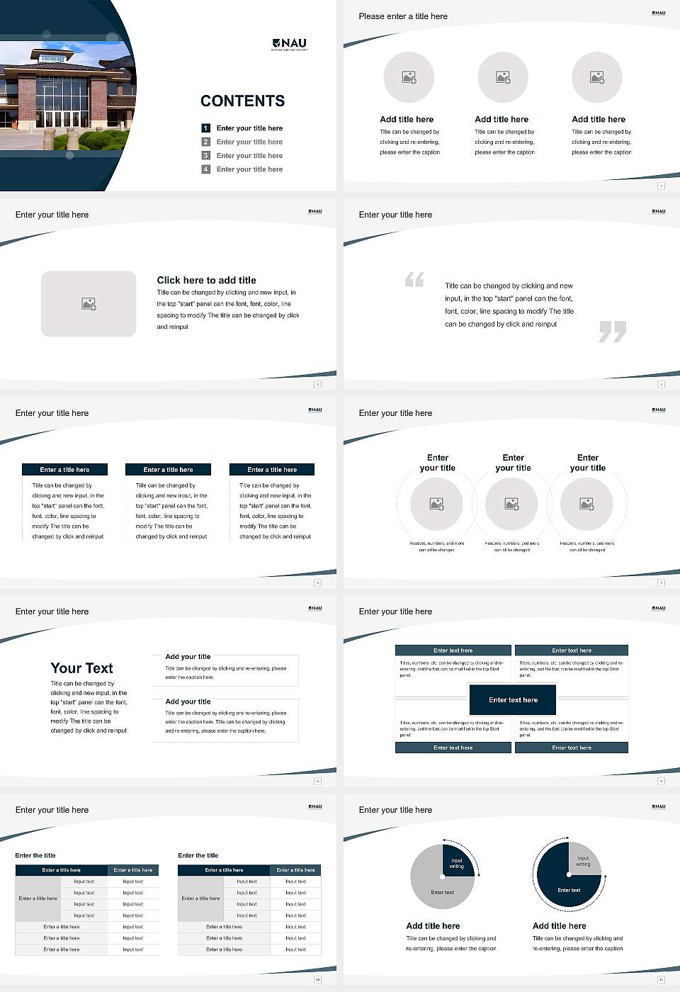 National American University-Ellsworth Afb Extension Course/Courseware Creation PPT Template16:9 ratio PPT effect preview image2