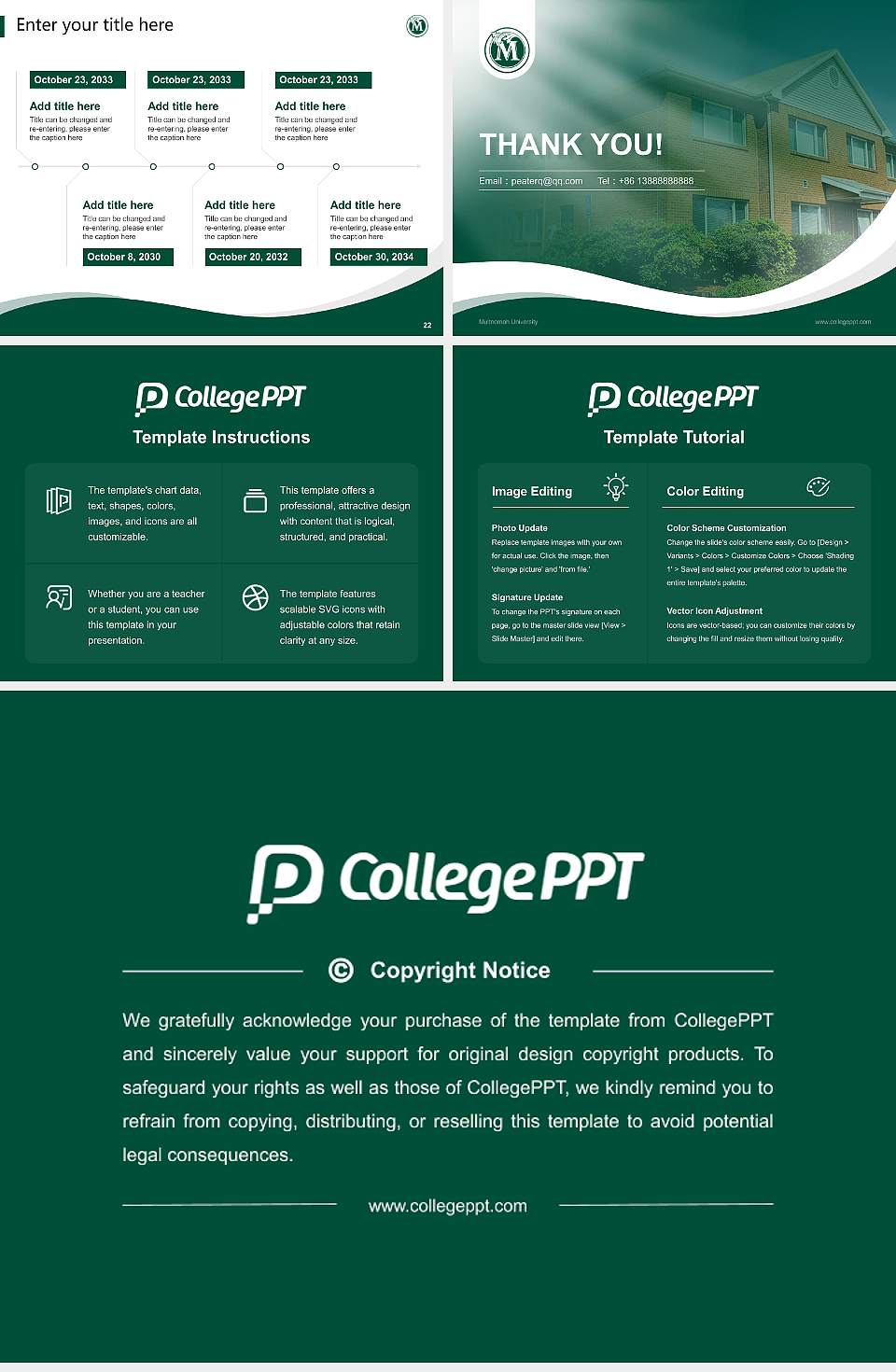 Multnomah University Lecture Sharing and Networking Event PPT Template4:3 ratio PPT effect preview image4