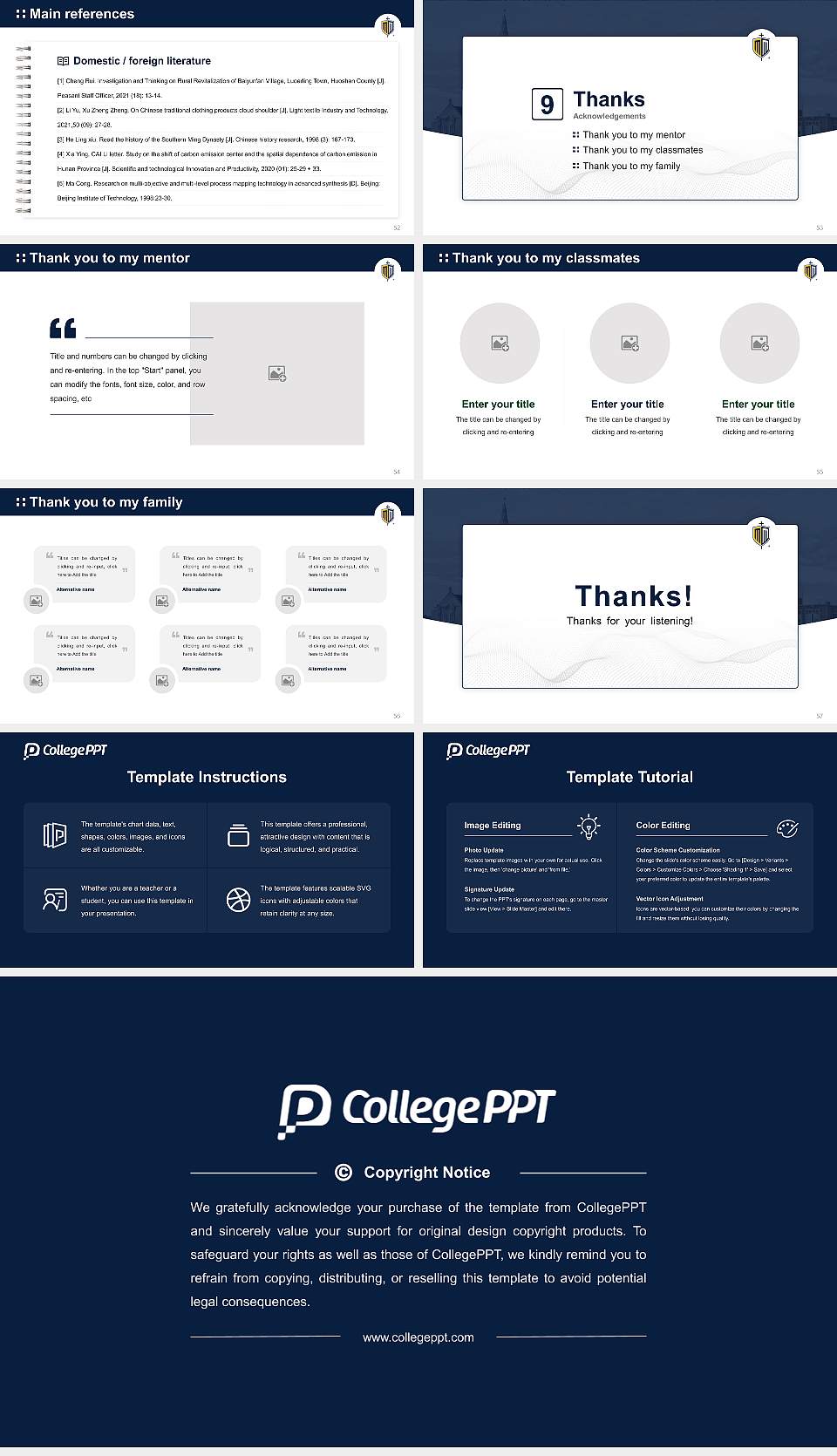 Mount Marty University Graduation Thesis Defense PPT Template16:9 ratio PPT effect preview image7