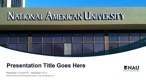 National American University-Richardson Course/Courseware Creation PPT Template