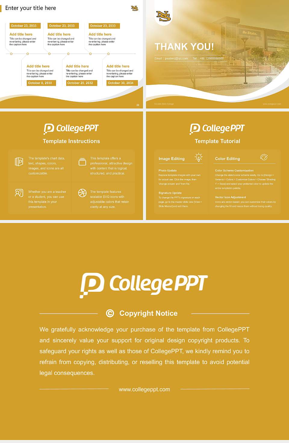 Nevada State College Lecture Sharing and Networking Event PPT Template4:3 ratio PPT effect preview image4