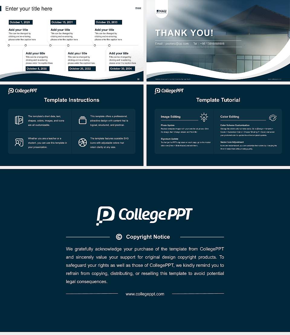 National American University-Colorado Springs South Lecture Sharing and Networking Event PPT Template16:9 ratio PPT effect preview image4