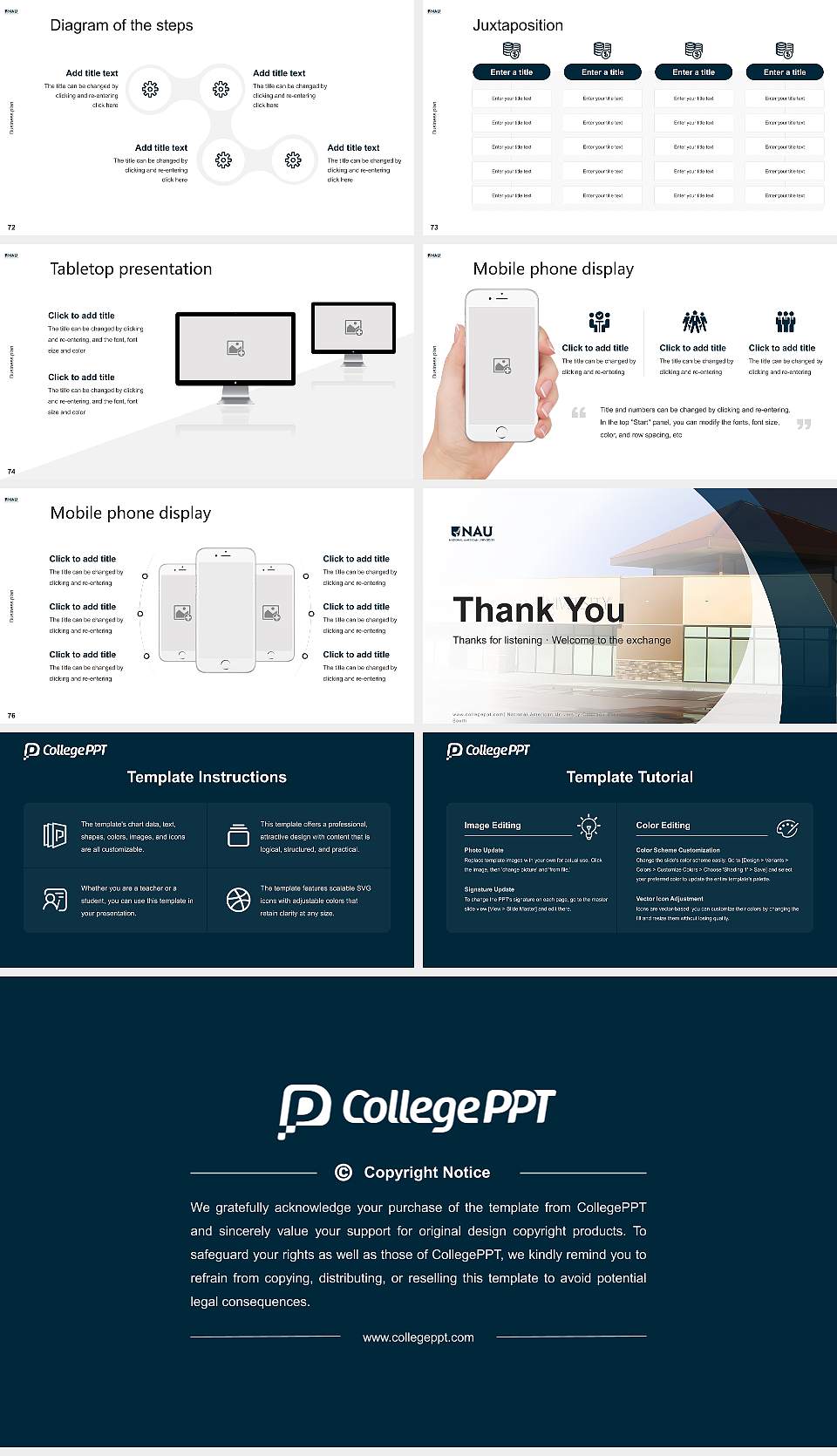 National American University-Colorado Springs South Competition/Entrepreneurship Contest PPT Template16:9 ratio PPT effect preview image9