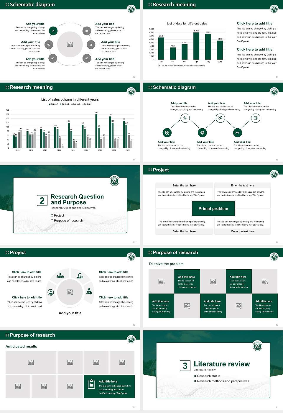 Multnomah University Graduation Thesis Defense PPT Template16:9 ratio PPT effect preview image3