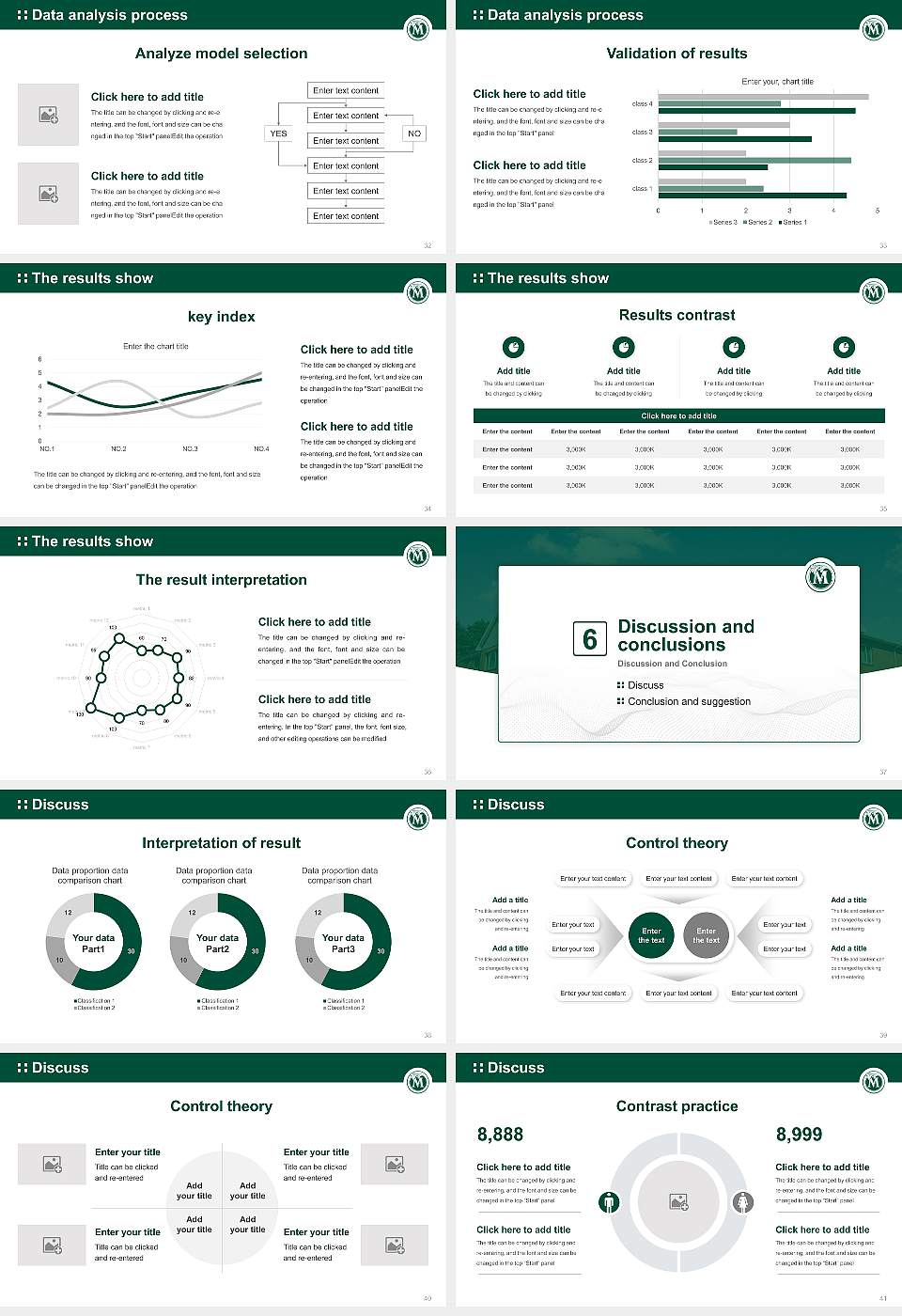 Multnomah University Graduation Thesis Defense PPT Template16:9 ratio PPT effect preview image5