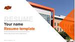 Oklahoma State University Center for Health Sciences CV PPT-sjabloon