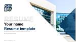 San Francisco Bay University Resume PPT Template