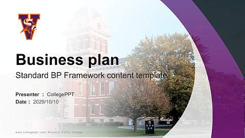 Missouri Valley College Competition/Entrepreneurship Contest PPT Template
