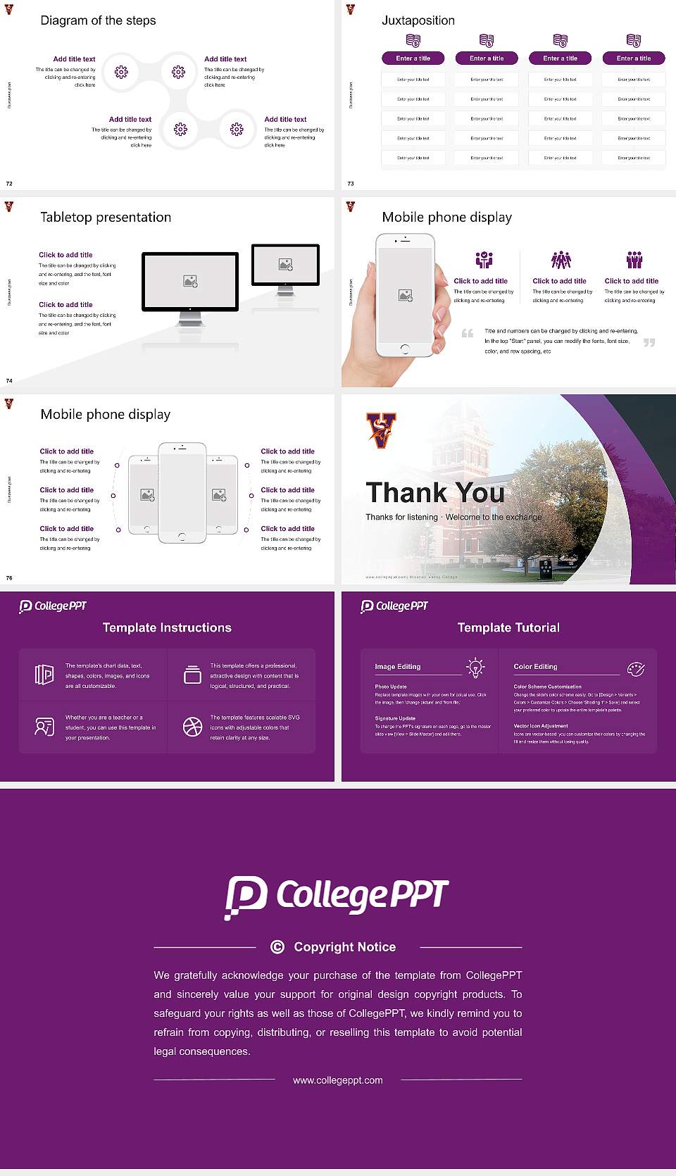 Missouri Valley College Competition/Entrepreneurship Contest PPT Template16:9 ratio PPT effect preview image9