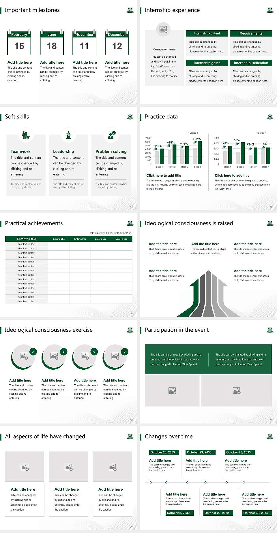 Mississippi Valley State University National Scholarship Defense PPT Template4:3 ratio PPT effect preview image3