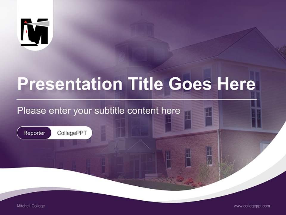 Mitchell College Lecture Sharing and Networking Event PPT Template4:3 ratio PPT effect preview image4