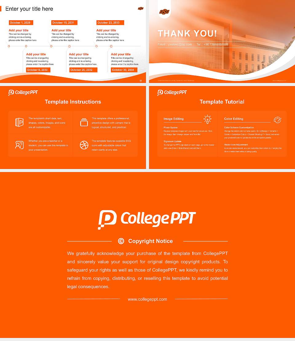 Oklahoma State University Center for Health Sciences Lecture Sharing and Networking Event PPT Template16:9 ratio PPT effect preview image4