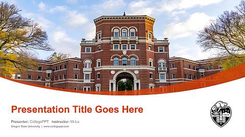 Oregon State University Course/Courseware Creation PPT Template