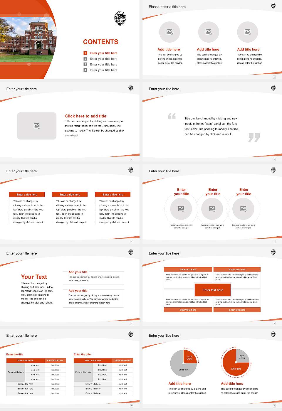 Oregon State University Course/Courseware Creation PPT Template16:9 ratio PPT effect preview image2