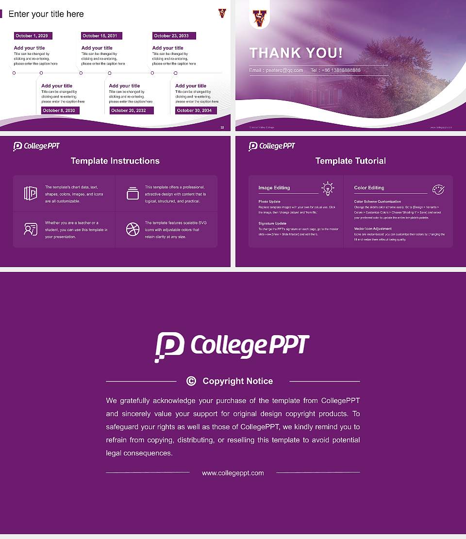 Missouri Valley College Lecture Sharing and Networking Event PPT Template16:9 ratio PPT effect preview image4