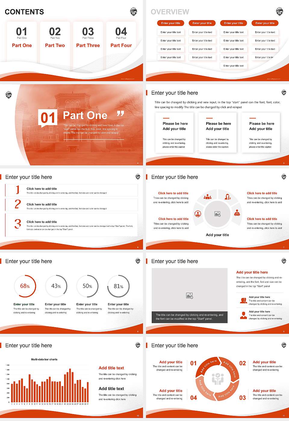 Oregon State University Lecture Sharing and Networking Event PPT Template16:9 ratio PPT effect preview image2