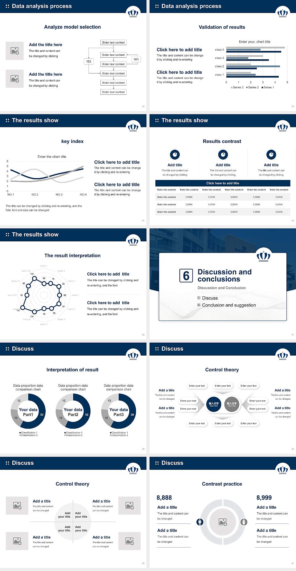 Old Dominion University Graduation Thesis Defense PPT Template4:3 ratio PPT effect preview image5
